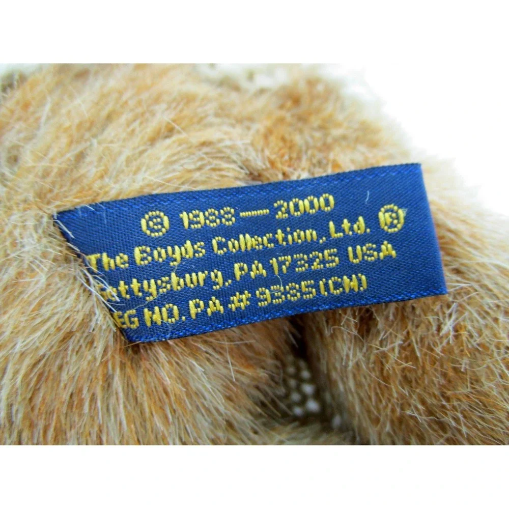 VINTAGE BOYDS BEARS STURBRIDGE Q. PATRIOT TEDDY BEAR USA SWEATER 9
